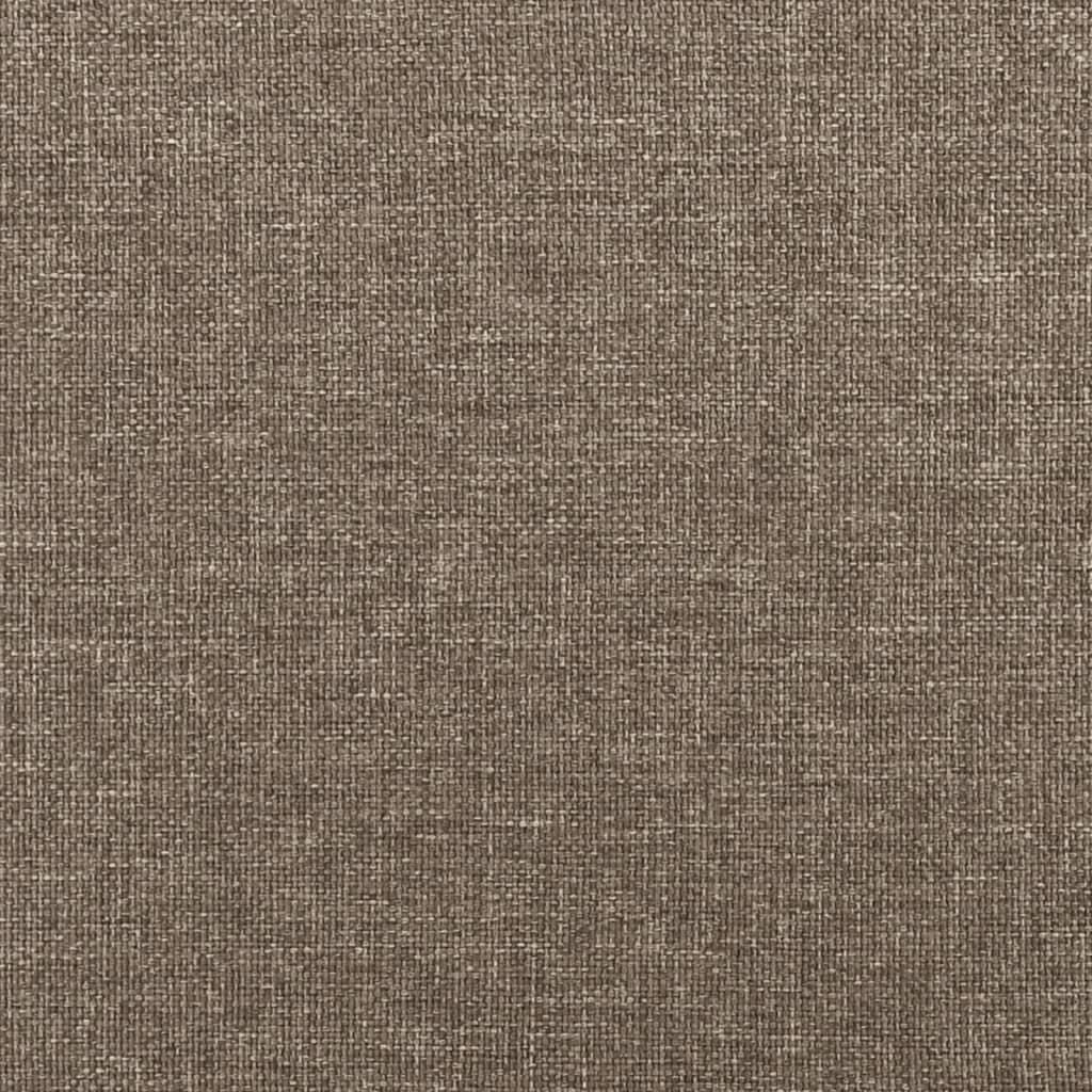 vidaXL Kopfteile 2 Stk. Taupe 80x5x78/88 cm Stoff