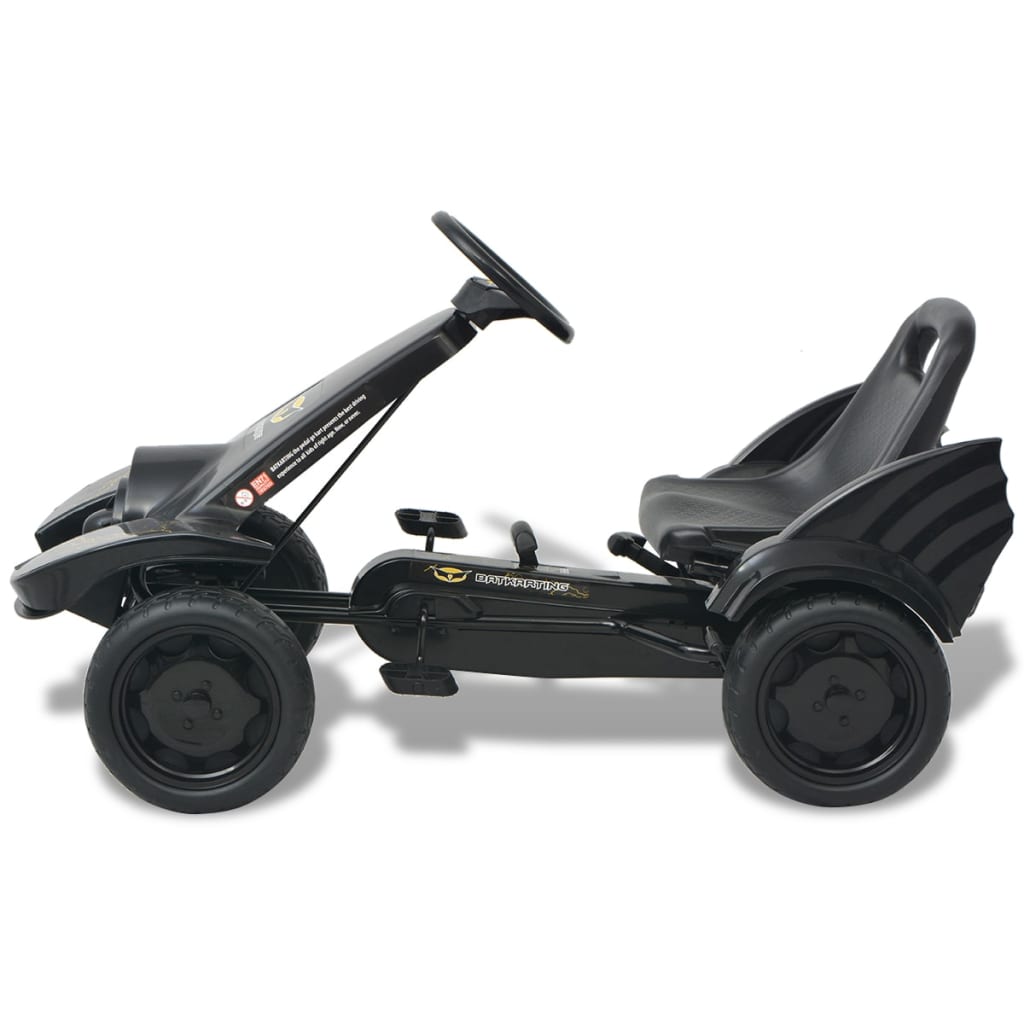 Sitz verstellbarem Pedal vidaXL mit Go-Kart Schwarz