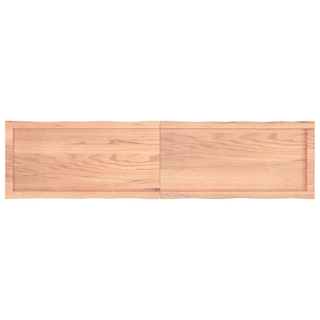 vidaXL Tischplatte 160x40x(2-4) cm Massivholz Behandelt Baumkante