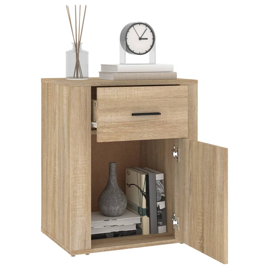 vidaXL Nachttisch Sonoma-Eiche 50x36x60 cm Holzwerkstoff