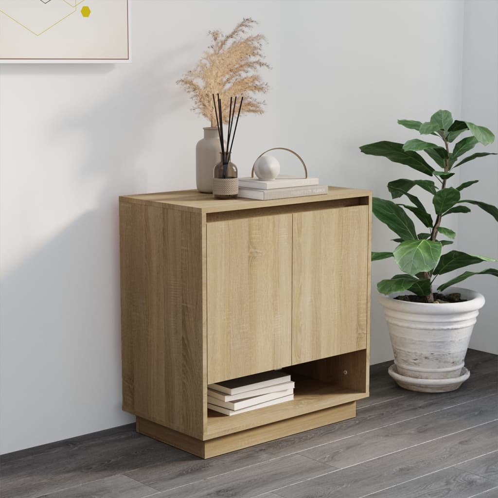 vidaXL Sideboard Sonoma-Eiche 70x41x75 cm Holzwerkstoff