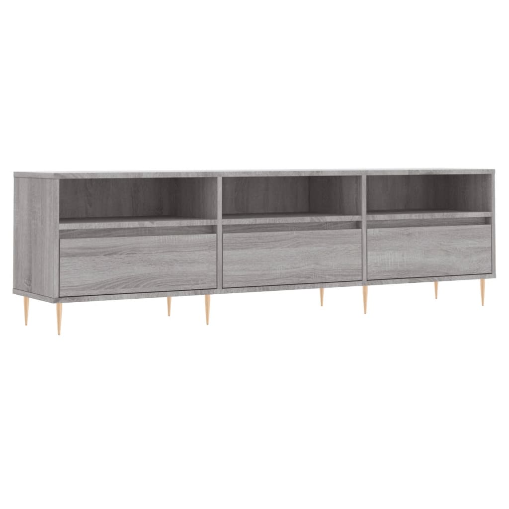 vidaXL TV-Schrank Grau Sonoma 150x30x44,5 cm Holzwerkstoff