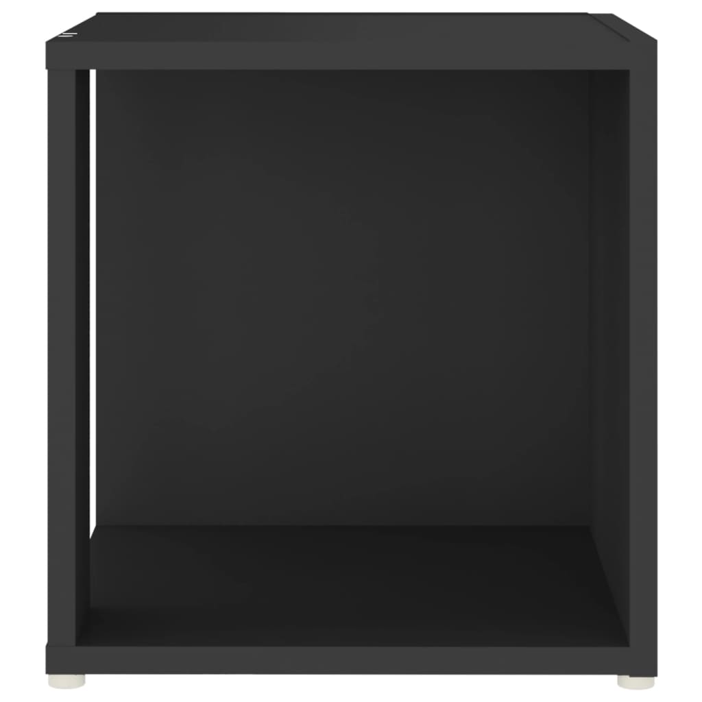 vidaXL Beistelltisch Schwarz 33x33x34,5 cm Holzwerkstoff