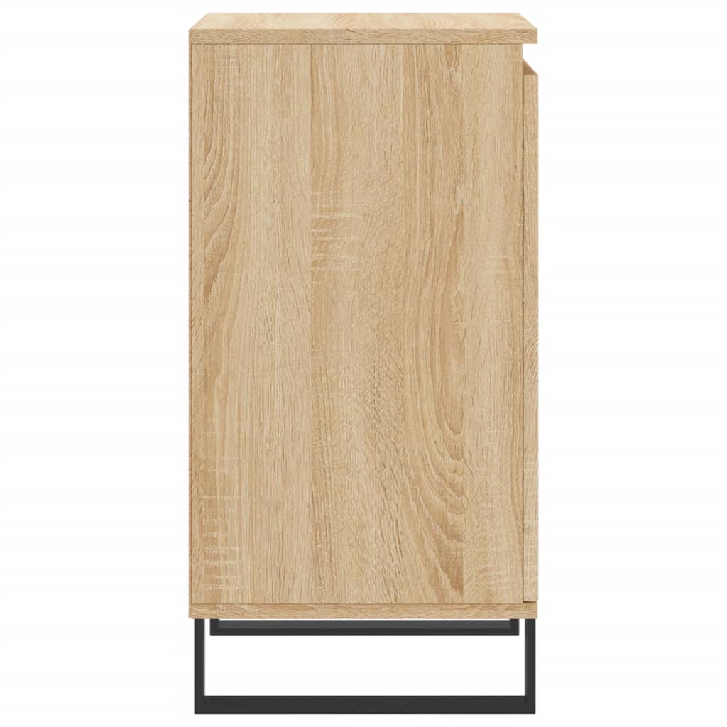 vidaXL Sideboards 2 Stk. Sonoma-Eiche 40x35x70 cm Holzwerkstoff