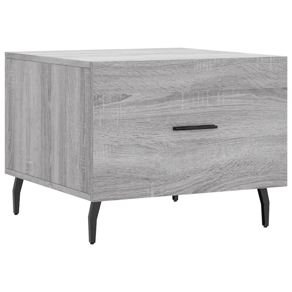 vidaXL Couchtische 2 Stk. Grau Sonoma 50x50x40 cm Holzwerkstoff