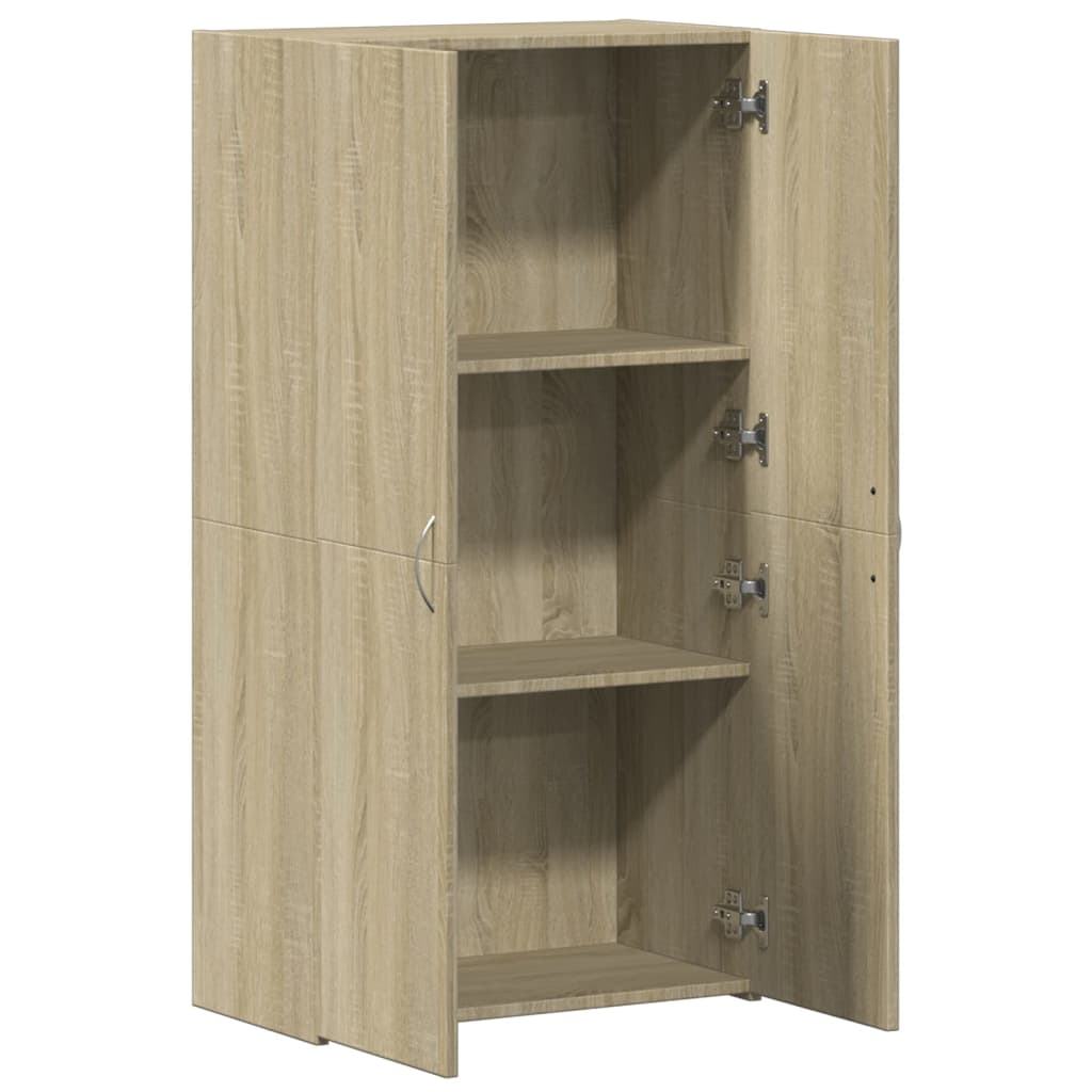 vidaXL Aktenschrank Sonoma-Eiche 60x32x115 cm Holzwerkstoff