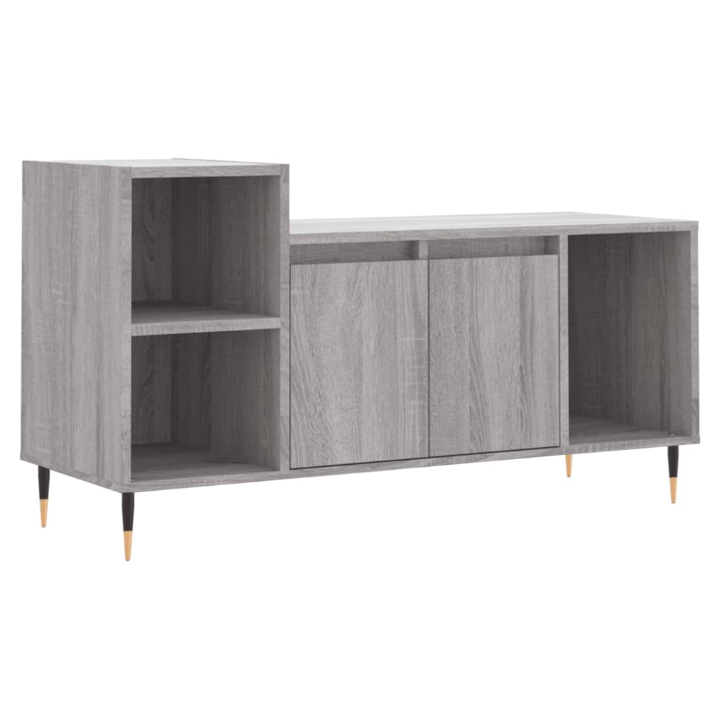 vidaXL TV-Schrank Grau Sonoma 100x35x55 cm Holzwerkstoff