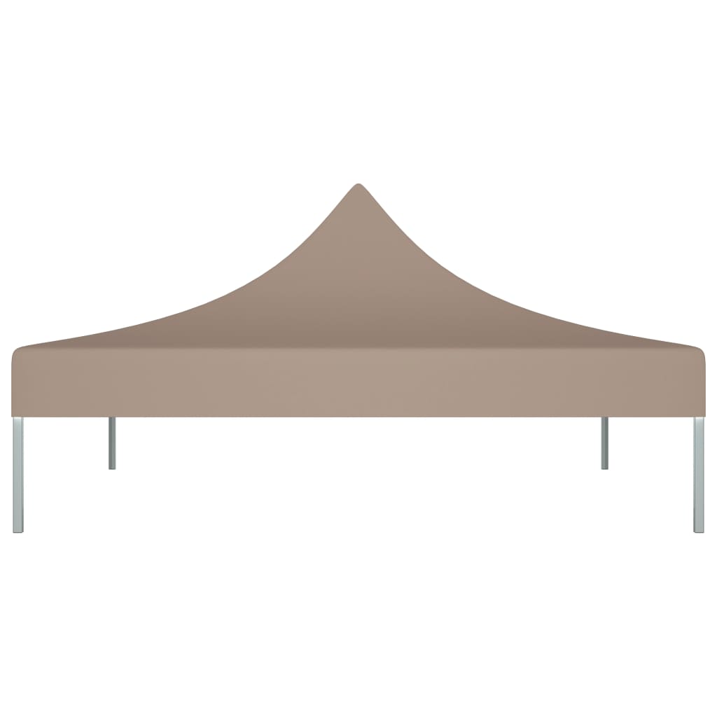 vidaXL Partyzelt-Dach 3x3 m Taupe 270 g/m²