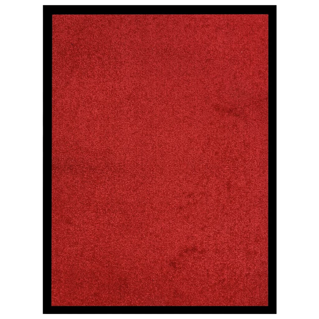 vidaXL Fußmatte Rot 40x60 cm