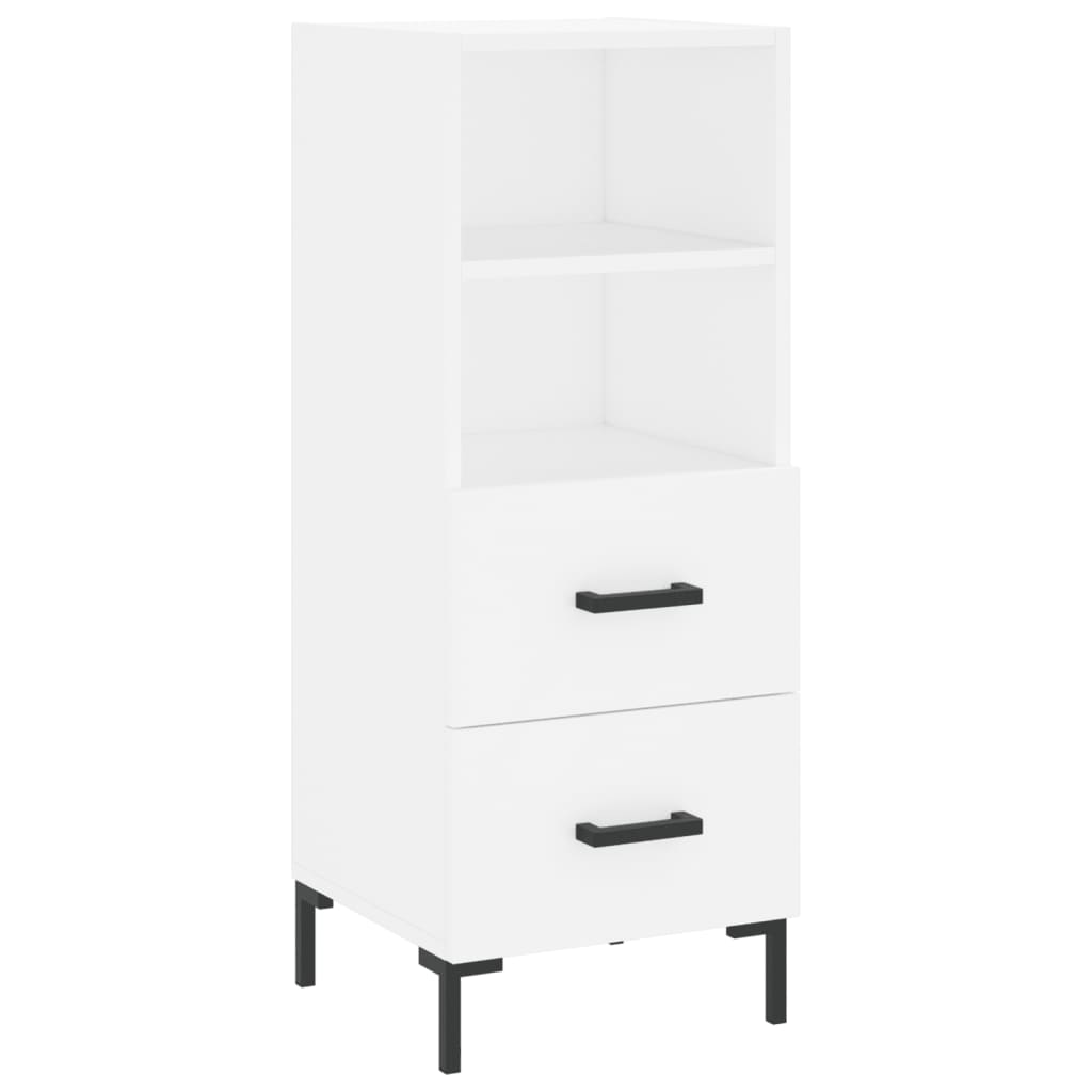 vidaXL Highboard Weiß 34,5x34x180 cm Holzwerkstoff