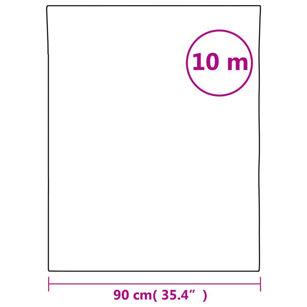 vidaXL Fensterfolie Matt Weiß 90x1000 cm PVC