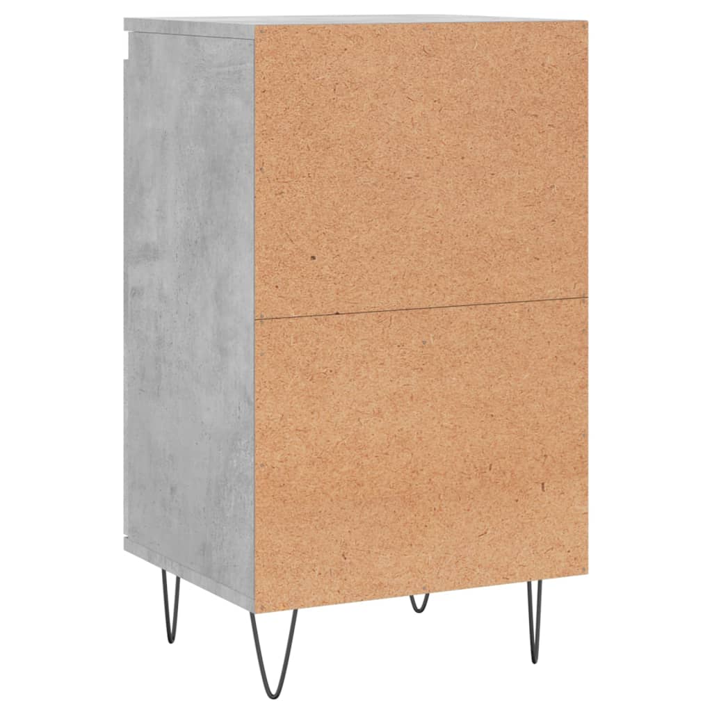 vidaXL Sideboards 2 Stk. Betongrau 40x35x70 cm Holzwerkstoff