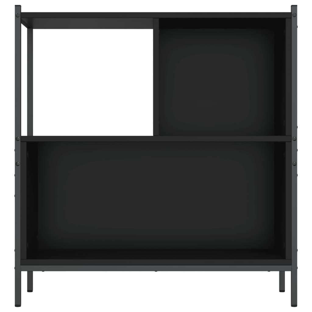 vidaXL Bücherregal Schwarz 72x28x77,5 cm Holzwerkstoff