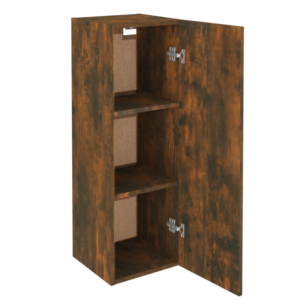 vidaXL TV-Schrank Räuchereiche 30,5x30x90 cm Holzwerkstoff