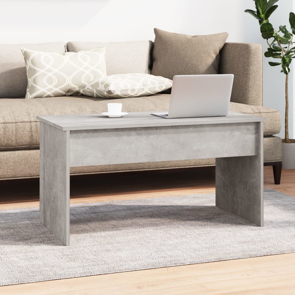 vidaXL Couchtisch Betongrau 102x50,5x52,5 cm Holzwerkstoff