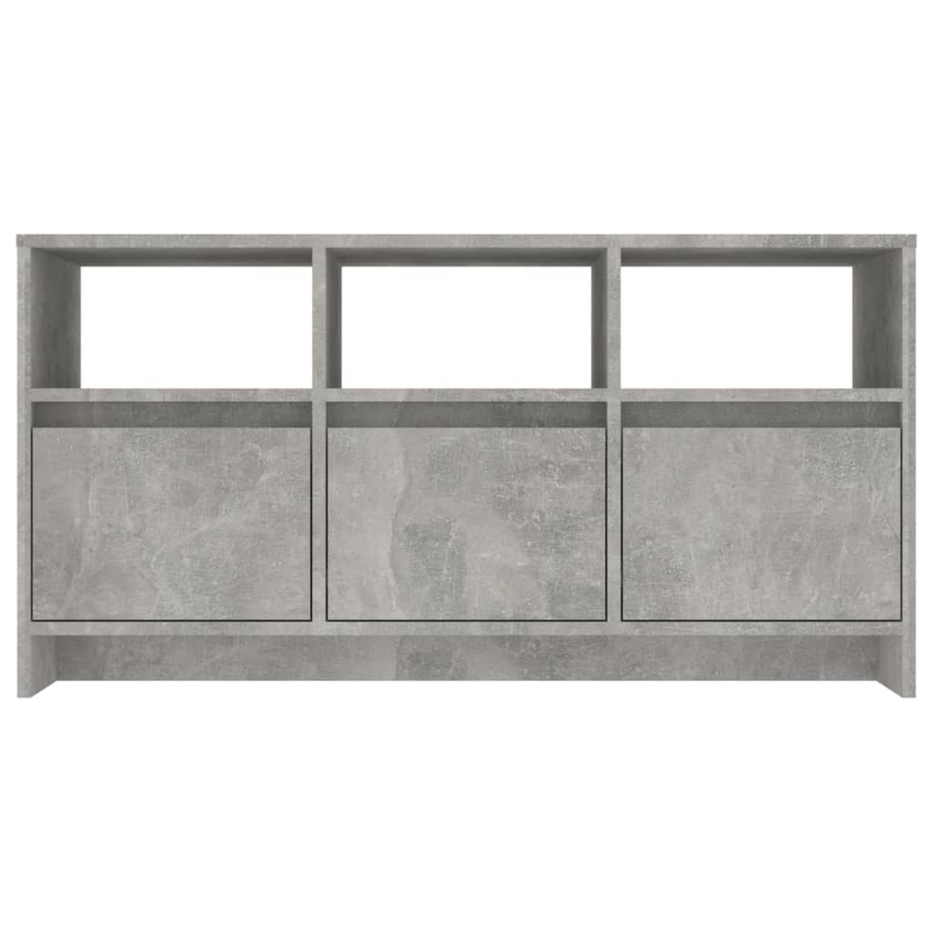 vidaXL TV-Schrank Betongrau 102x37,5x52,5 cm Holzwerkstoff