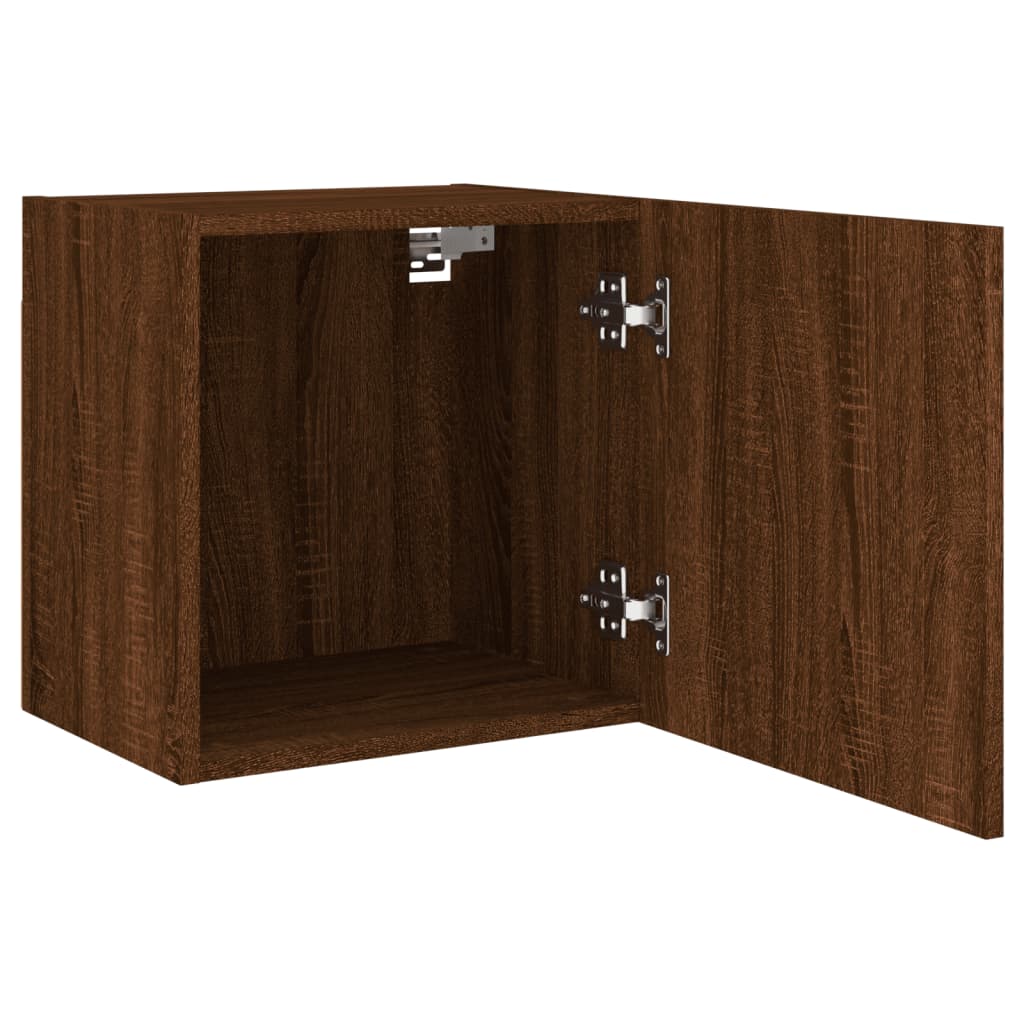 vidaXL TV-Wandschrank Braun Eiche-Optik 40,5x30x40 cm Holzwerkstoff