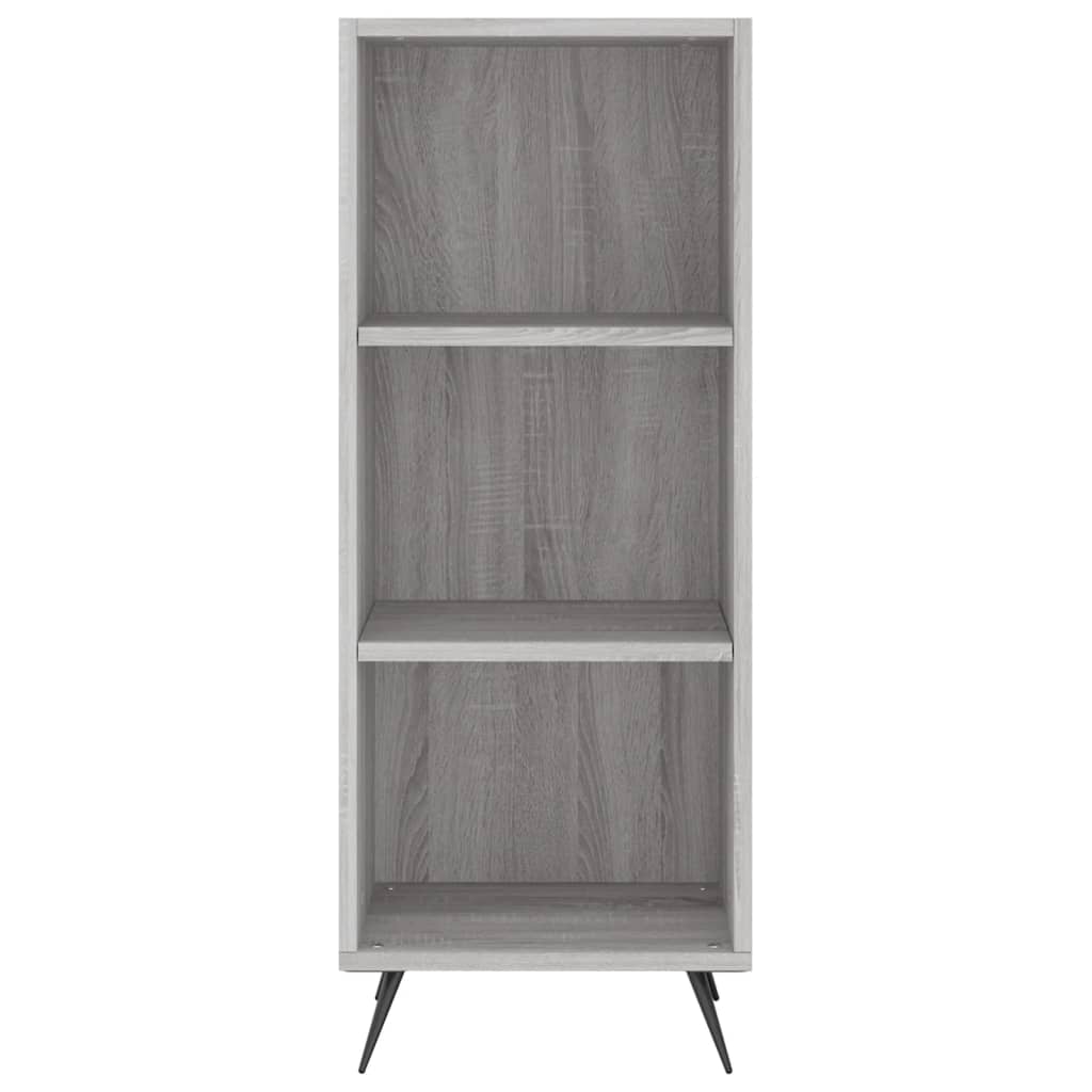 vidaXL Highboard Grau Sonoma 34,5x32,5x180 cm Holzwerkstoff