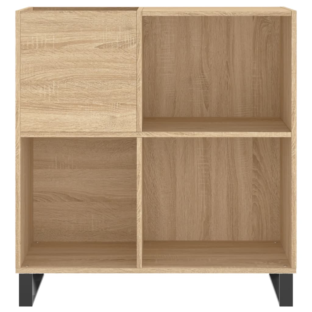 vidaXL Plattenschrank Sonoma-Eiche 84,5x38x89 cm Holzwerkstoff