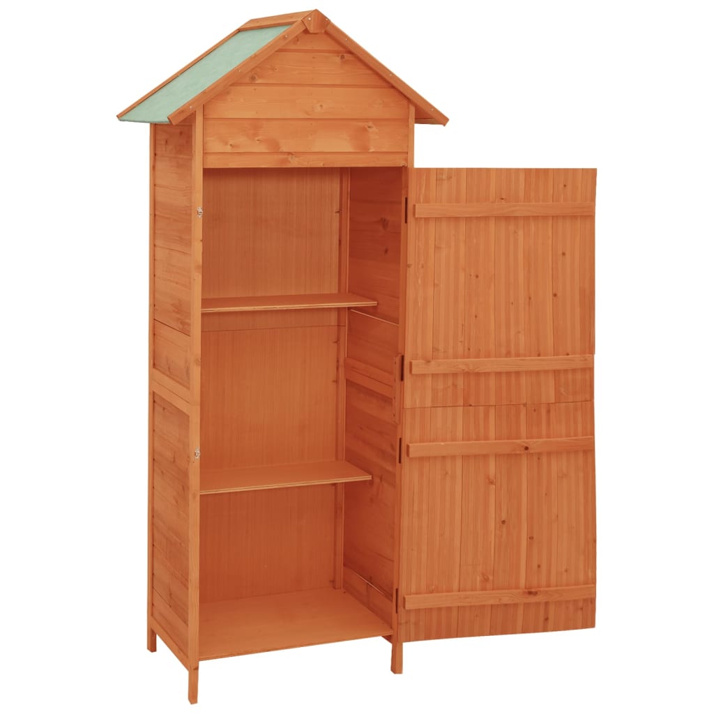 vidaXL Gartenschrank Braun 42,5x64x190 cm