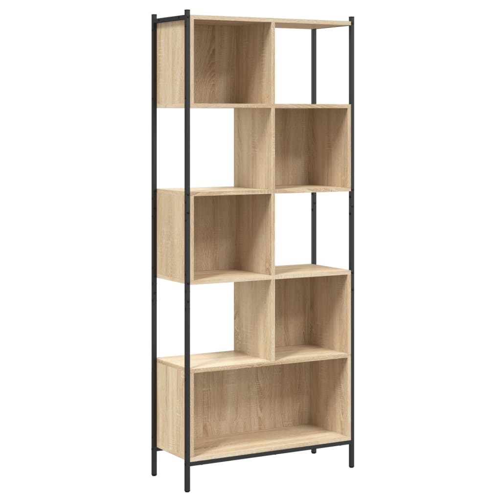 vidaXL Bücherregal Sonoma-Eiche 72x28x172 cm Holzwerkstoff