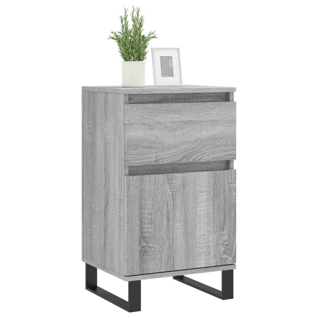 vidaXL Sideboard Grau Sonoma 40x35x70 cm Holzwerkstoff