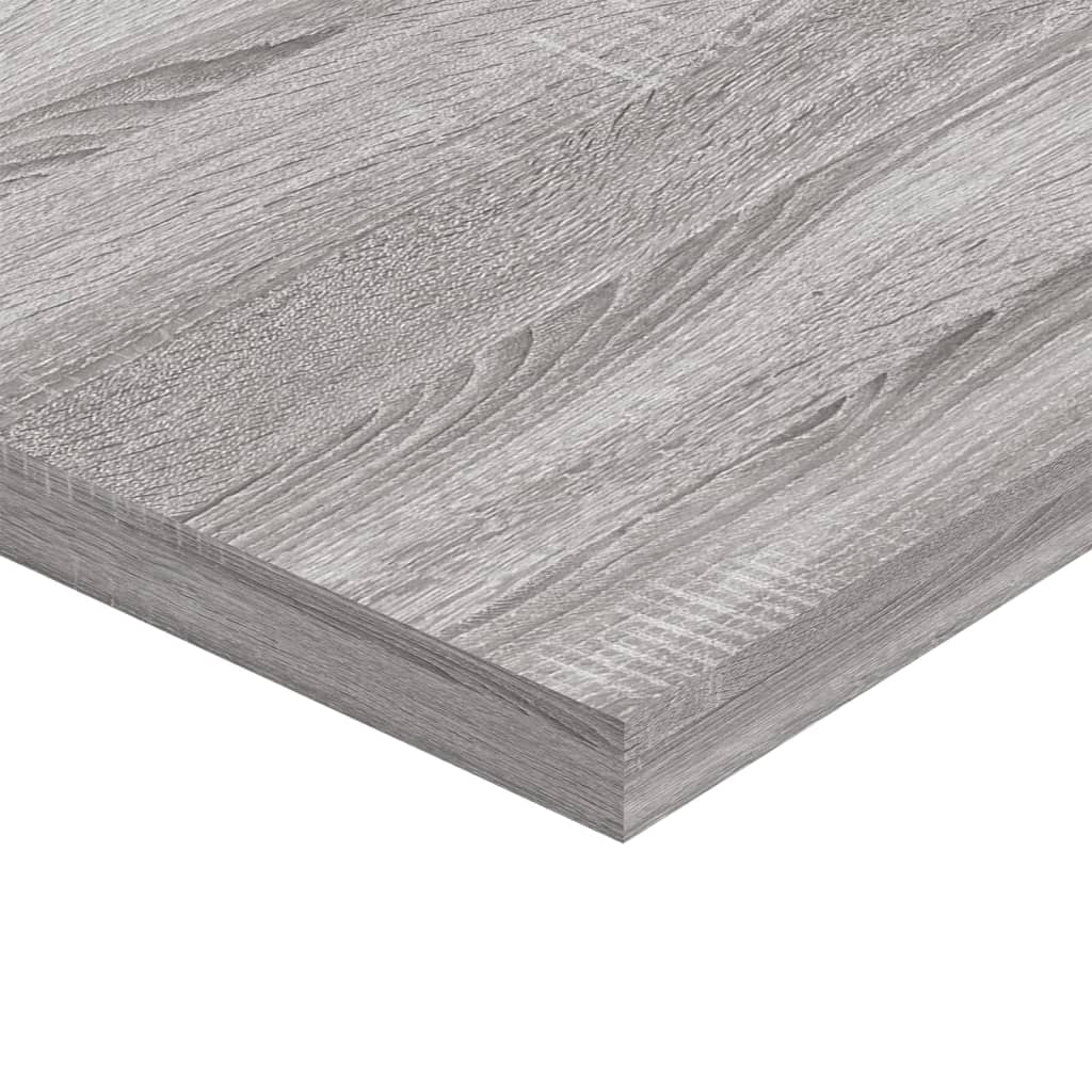 vidaXL Wandregale 4 Stk. Grau Sonoma 100x30x1,5 cm Holzwerkstoff