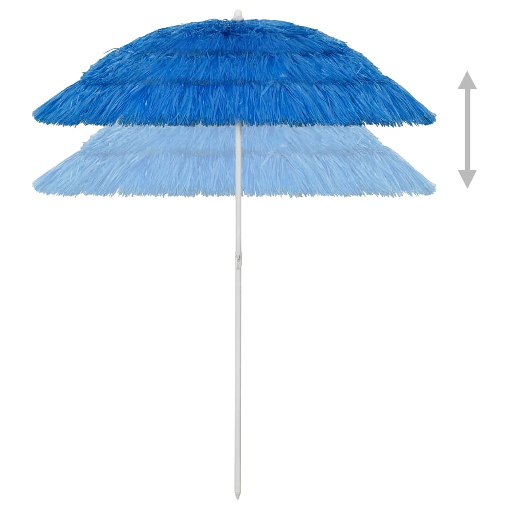 vidaXL Sonnenschirm Hawaii Blau 180 cm