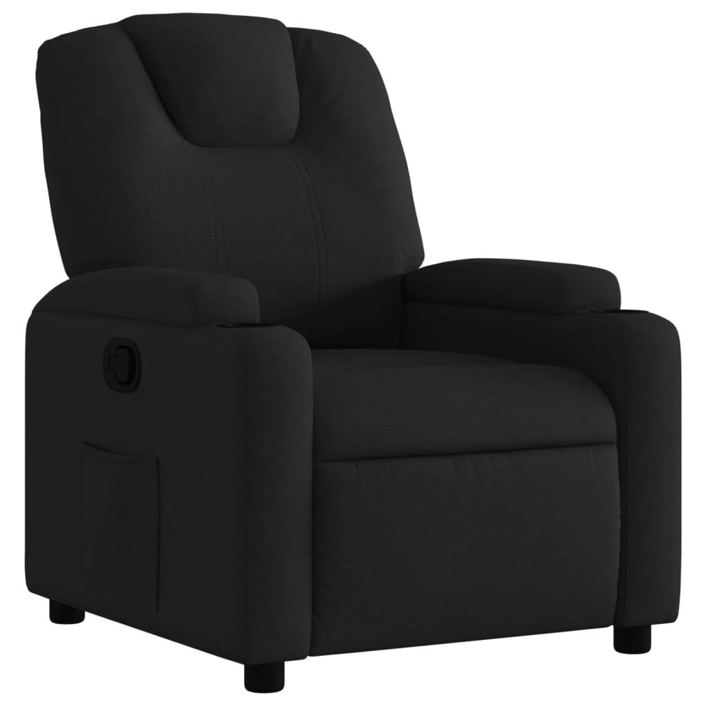 vidaXL Relaxsessel Schwarz Stoff