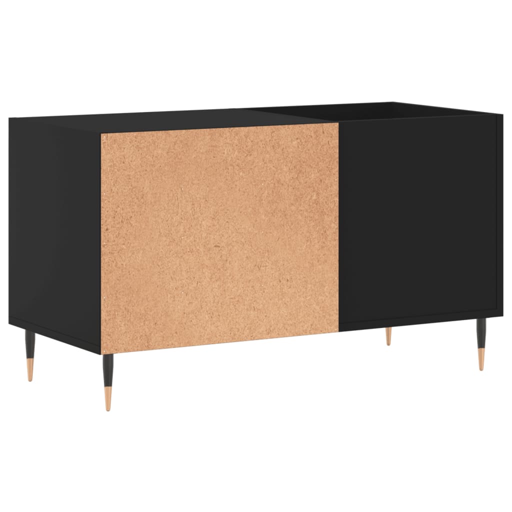 vidaXL Plattenschrank Schwarz 85x38x48 cm Holzwerkstoff