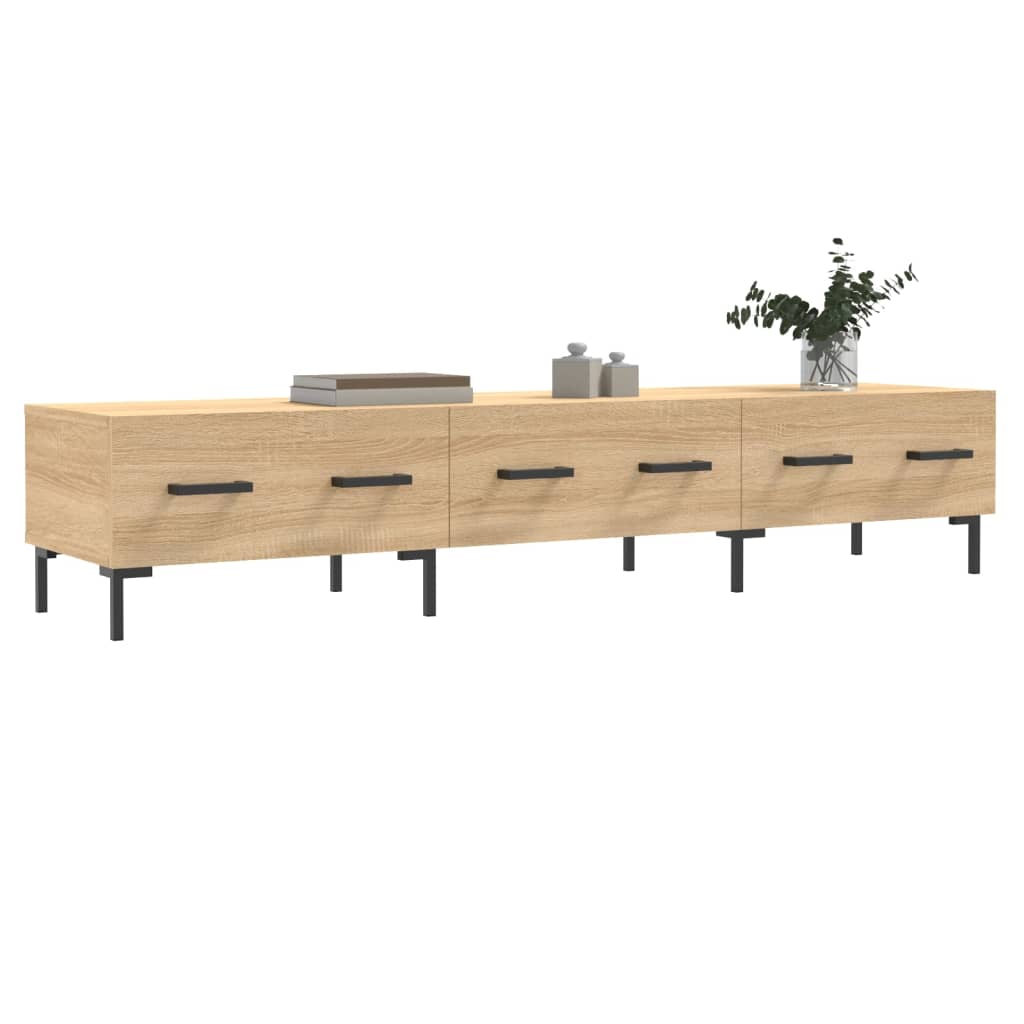 vidaXL TV-Schrank Sonoma-Eiche 150x36x30 cm Holzwerkstoff