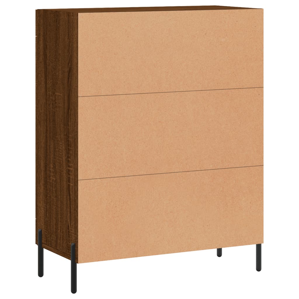 vidaXL Sideboard Braun Eichen-Optik 69,5x34x90 cm Holzwerkstoff