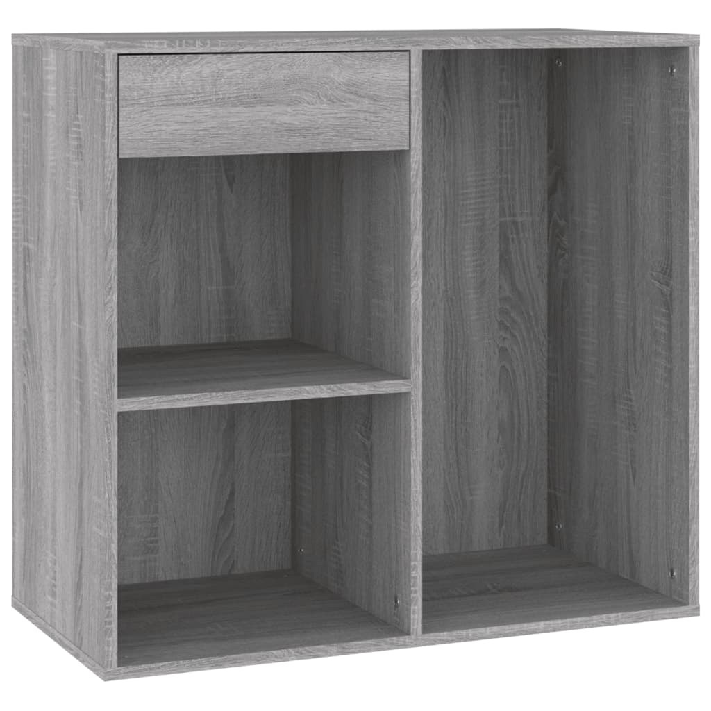 vidaXL Kosmetikschrank Grau Sonoma 80x40x75 cm Holzwerkstoff