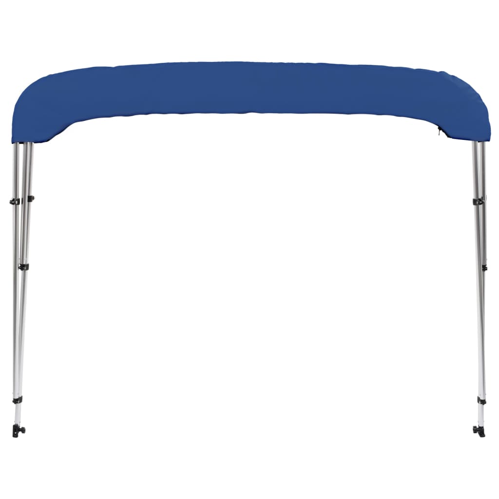 vidaXL 3-Bow Bimini Top Blau 183x180x137 cm