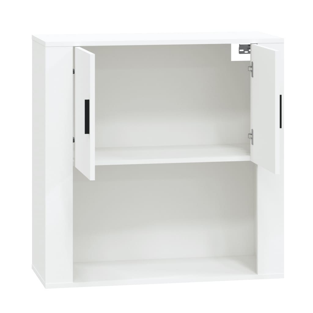 vidaXL Wandschrank Weiß 80x33x80 cm Holzwerkstoff