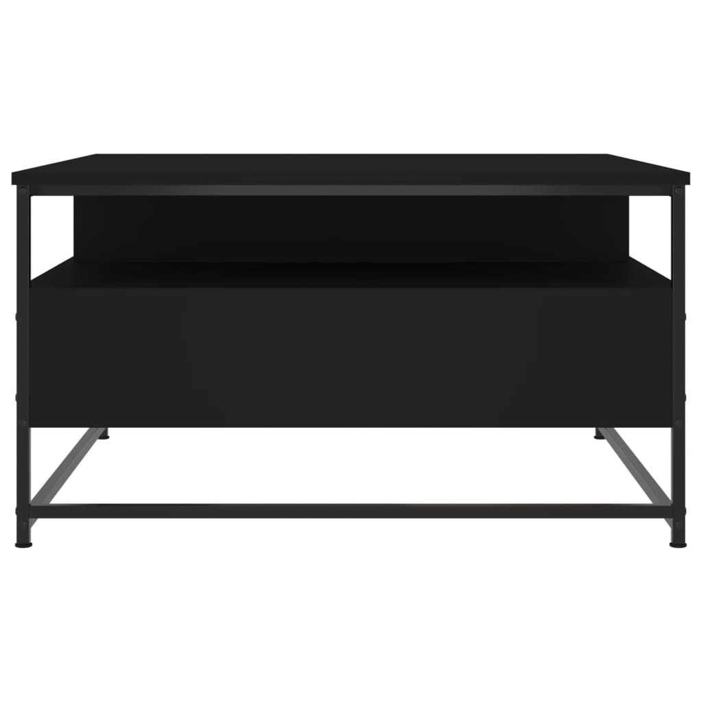 vidaXL Couchtisch Schwarz 80x80x45 cm Holzwerkstoff