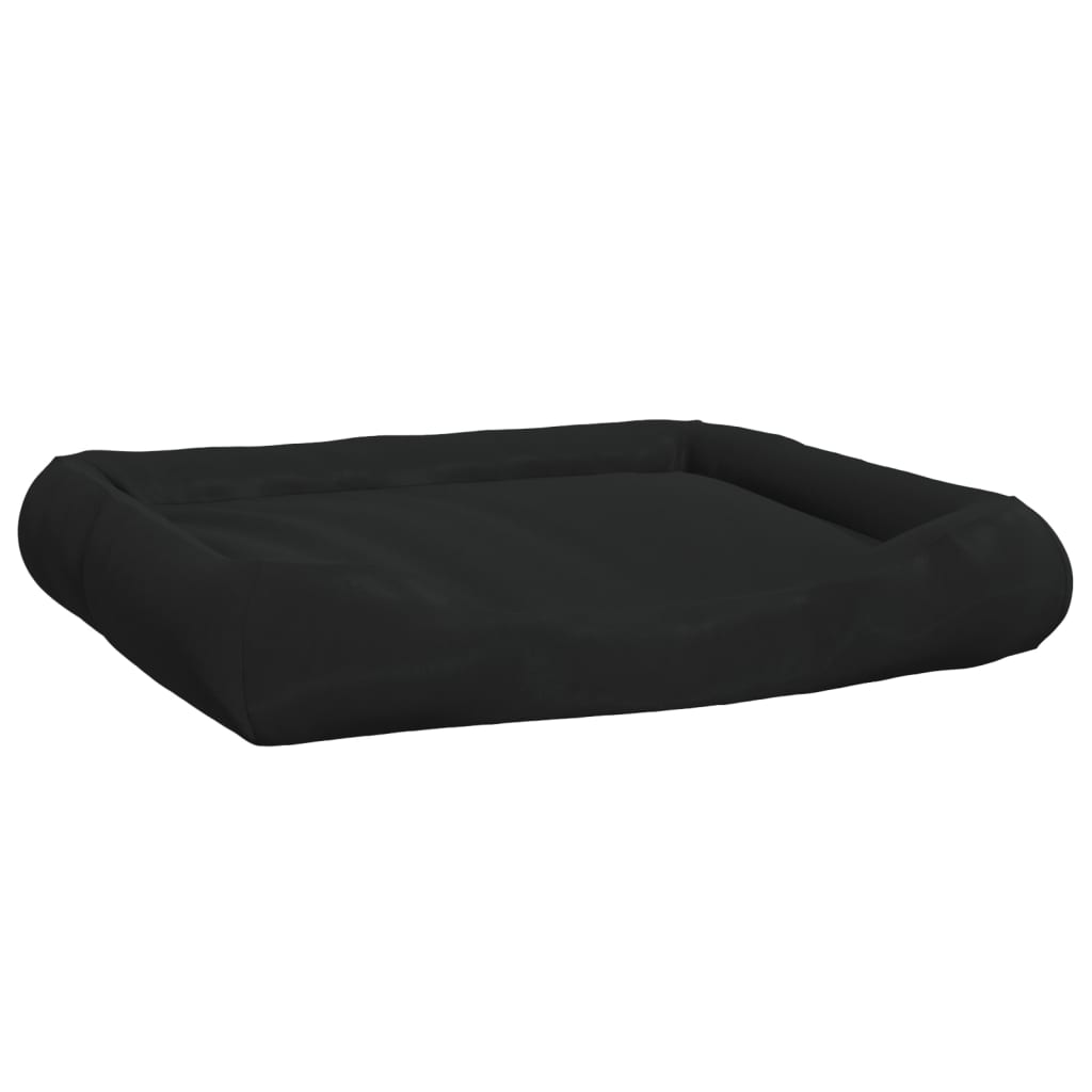 vidaXL Hundebett mit Kissen Schwarz 115x100x20 cm Oxford-Gewebe