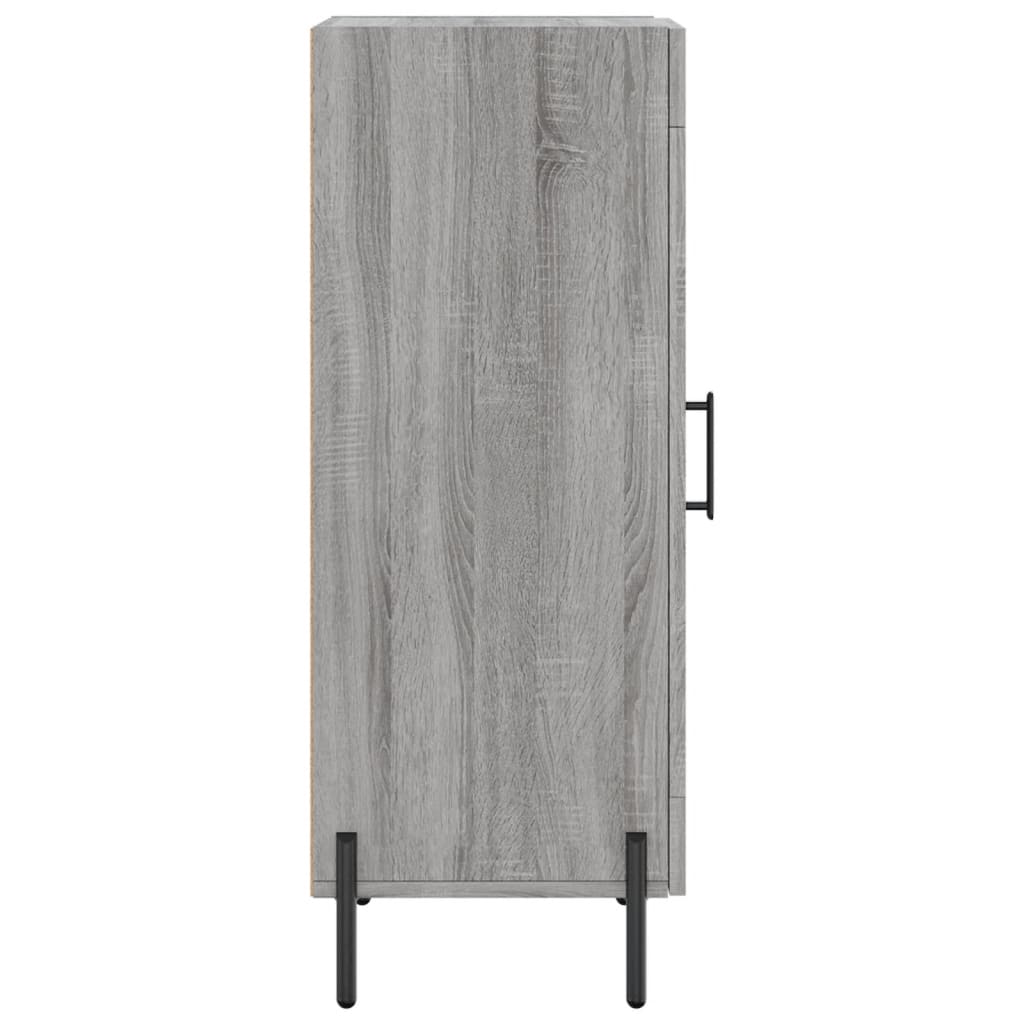 vidaXL Sideboard Grau Sonoma 34,5x34x90 cm Holzwerkstoff