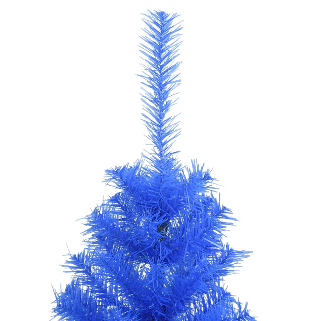 vidaXL Künstlicher Weihnachtsbaum mit Ständer Blau 120 cm PVC