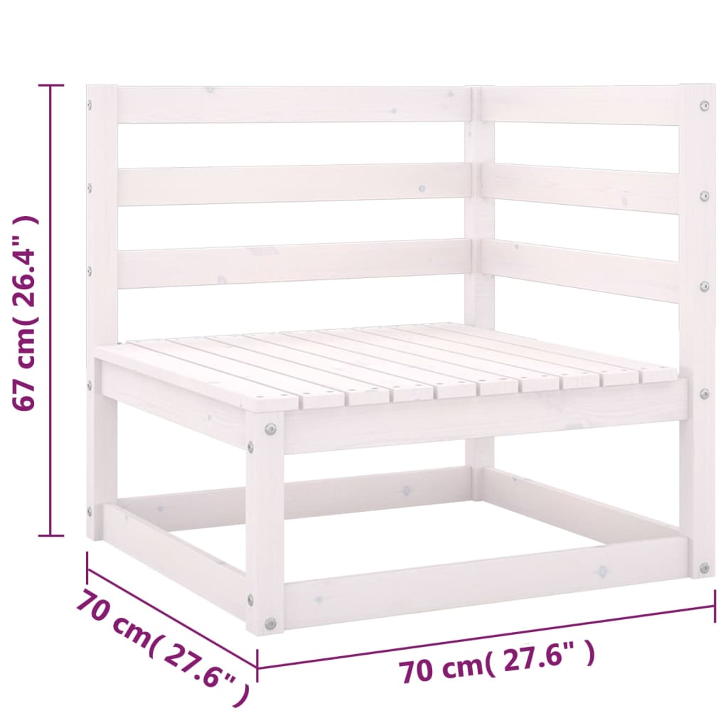 vidaXL 6-tlg. Garten-Lounge-Set mit Kissen Kiefer Massivholz