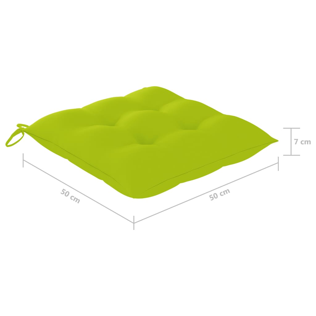 vidaXL Garten-Essstühle mit Kissen 8 Stk. Massivholz Akazie