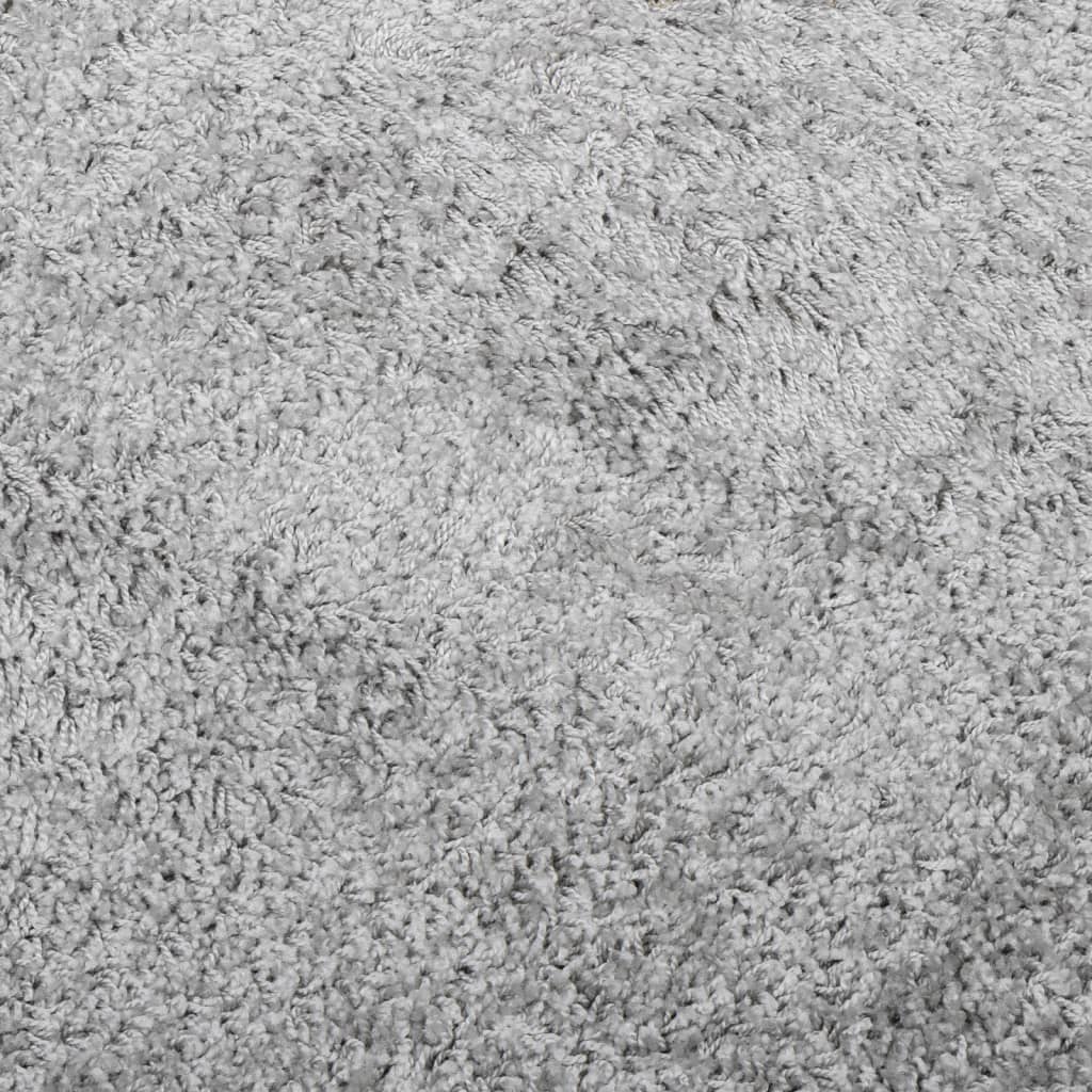 vidaXL Shaggy-Teppich PAMPLONA Hochflor Modern Grau Ø 280 cm