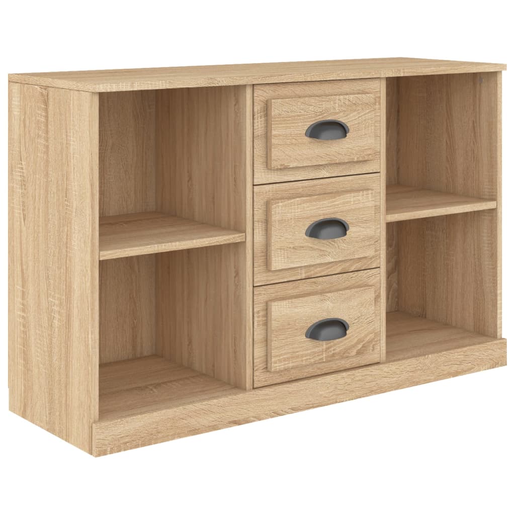 vidaXL Sideboard Sonoma-Eiche 104,5x35,5x67,5 cm Holzwerkstoff