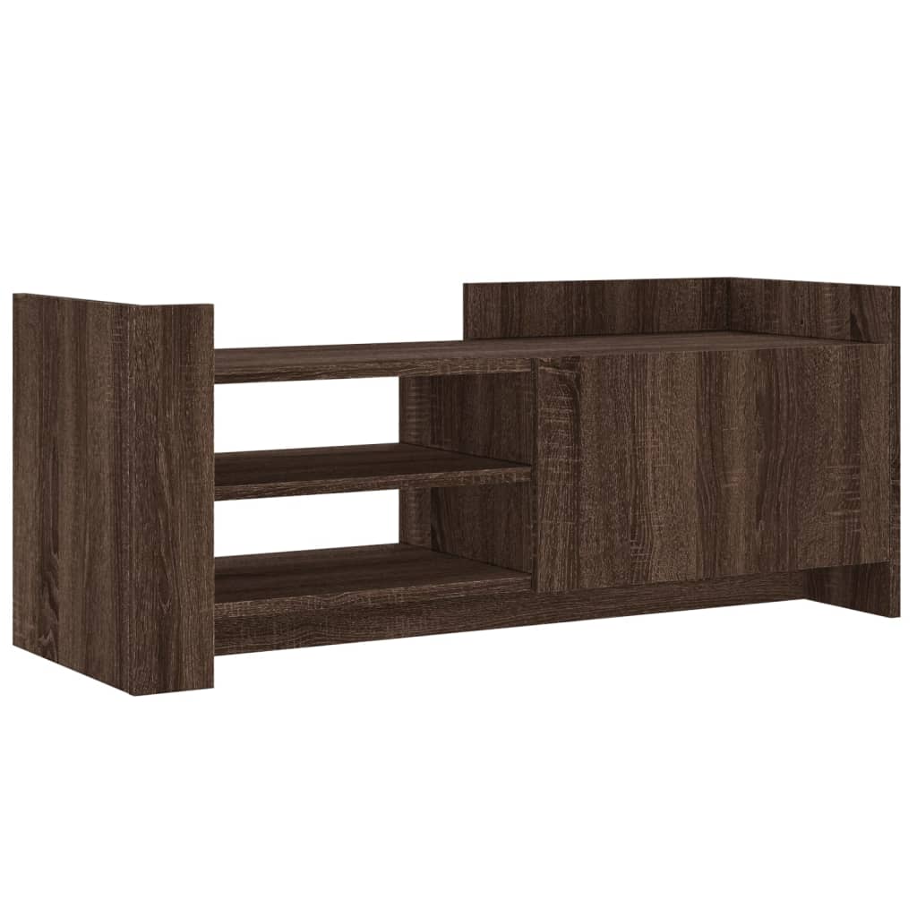 vidaXL TV-Schrank Braun Eichen-Optik 100x35x40 cm Holzwerkstoff