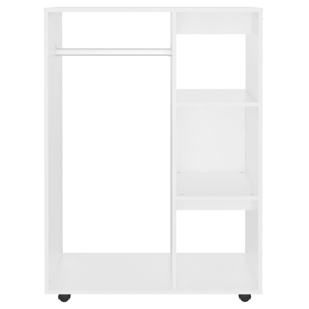 vidaXL Kleiderschrank Weiß 80x40x110 cm Holzwerkstoff