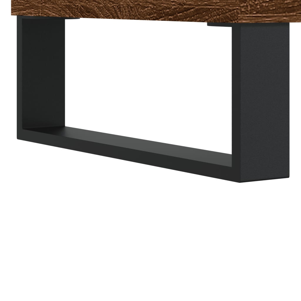 vidaXL Schreibtisch Braun Eichen-Optik 140x50x75 cm Holzwerkstoff