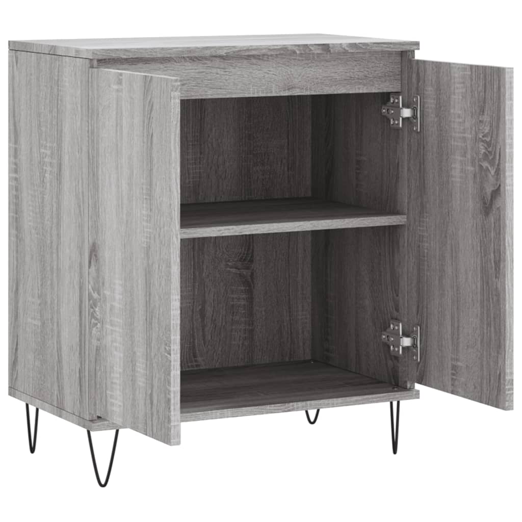 vidaXL Sideboard Grau Sonoma 60x35x70 cm Holzwerkstoff