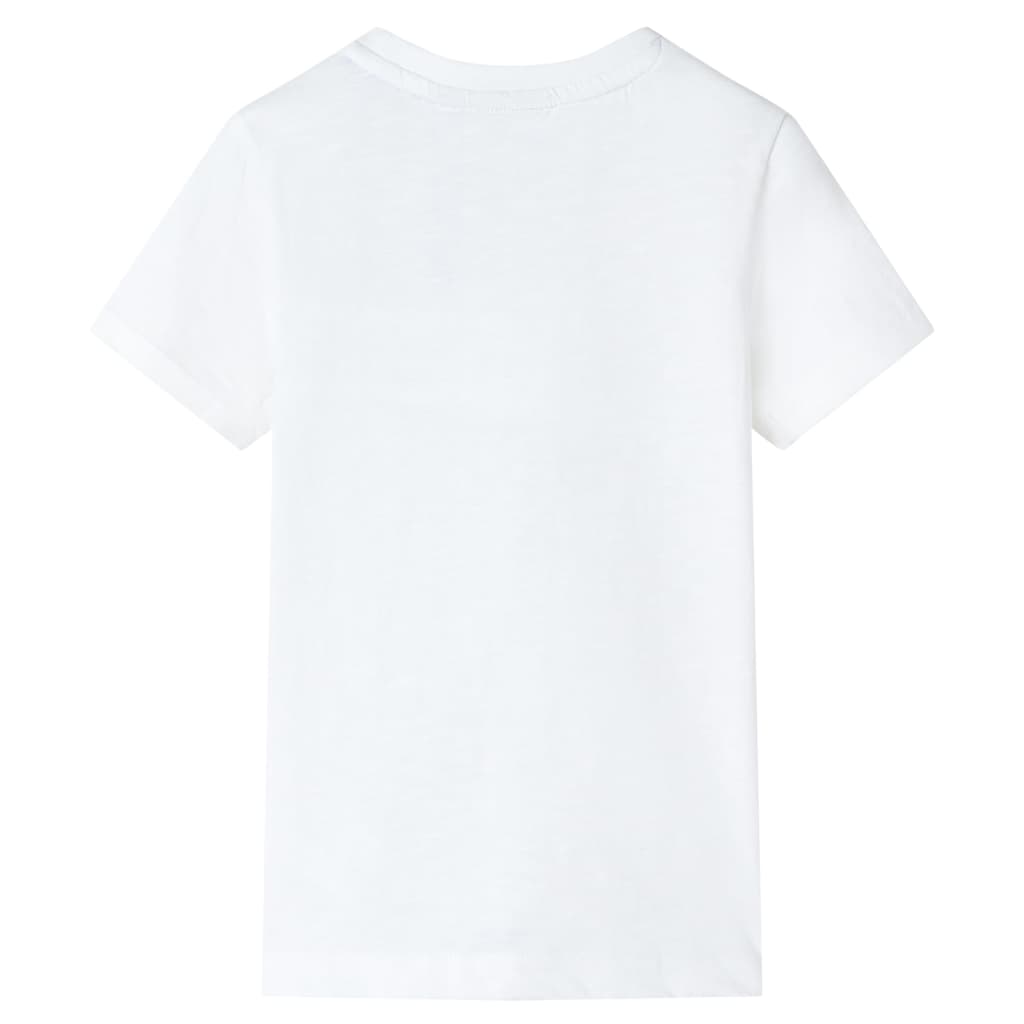 Kinder-T-Shirt Ecru 104