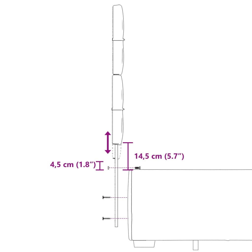 vidaXL Boxspringbett mit Matratze Rosa 200x200 cm Samt