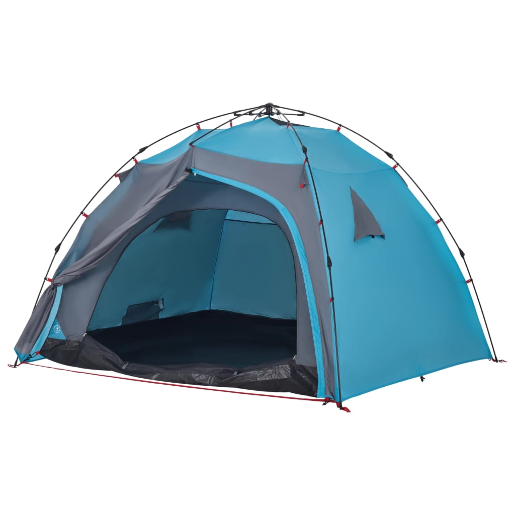 vidaXL Kuppel-Campingzelt 4 Personen Blau Quick Release